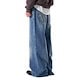 Needlework Denim Pants (Blue)