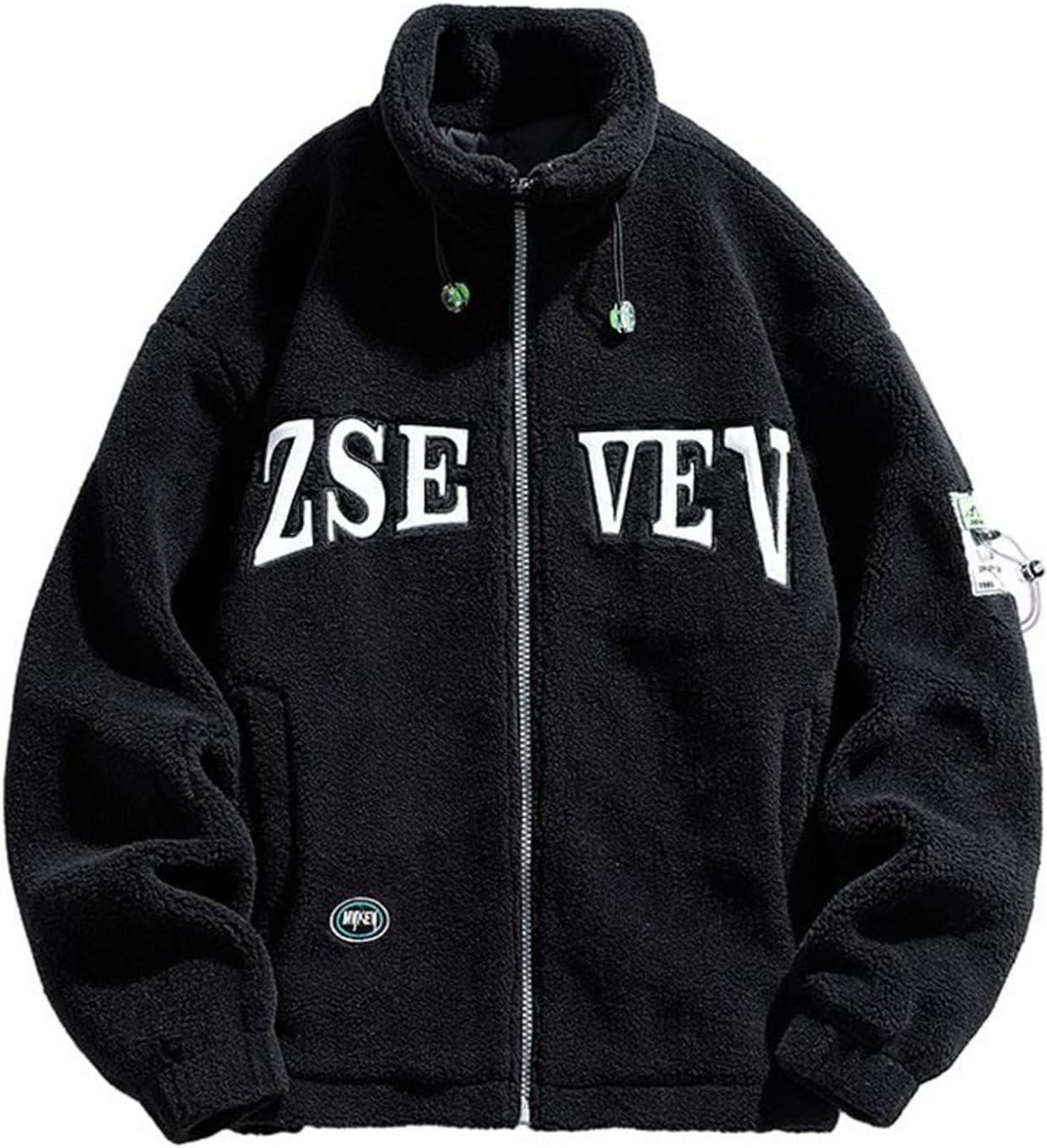 メンズ ボアジャケット モコモコ 男女兼用 ボアブルゾン アウター カジュアル おしゃれ 冬物 アウター ショート丈 ボアコート フリースジャケット 大きいサイズ アウトドア 通勤