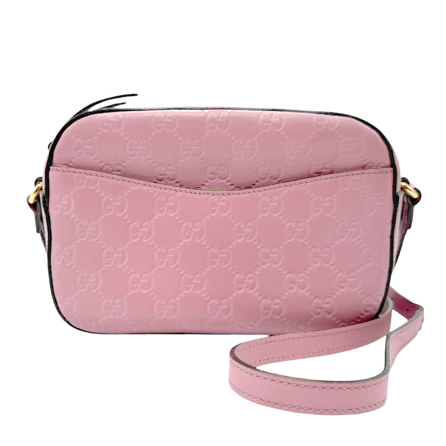 グッチ GUCCI ショルダーバッグ レザー ピンク レディース 453770 n0650