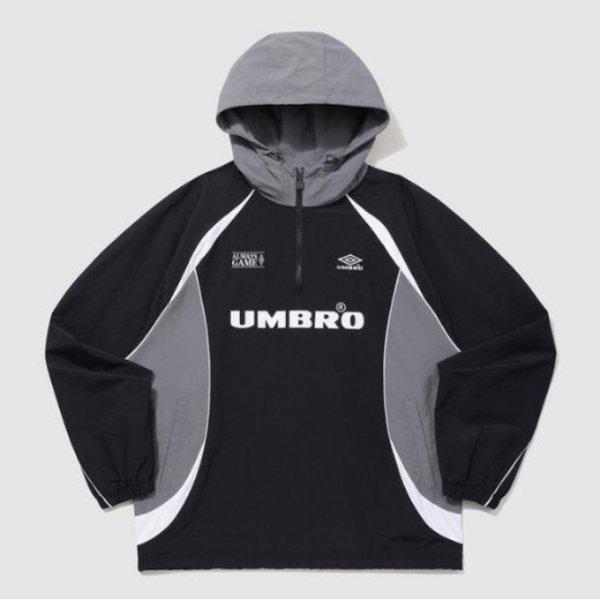 ジャケット KQF UQ123CWT21-BLK HBL スポーティカジュアルフードアノラック / BLACK