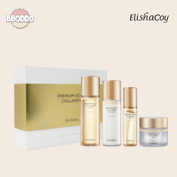 【正規品】プレミアムゴールドコラーゲント4種セット/トナー/エマルジョン/アンプル/クリーム 7,906円