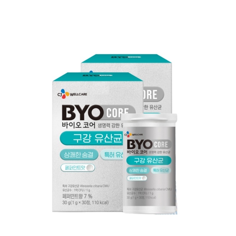 CJバイオコア口腔乳酸菌30錠30カプセル2個