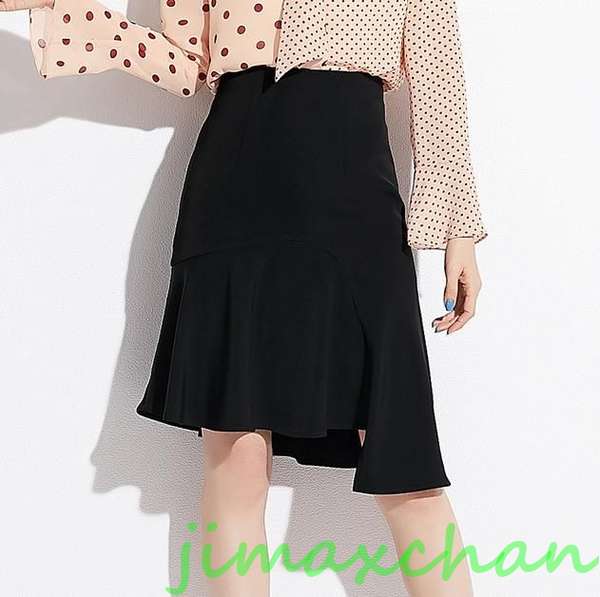 新生活 サマー スリット入り ガウンワンピース レディース ミディアム丈 無地 タイトスカートキシスカート フレア フォーマル マーメイドラインスカート ッチタ