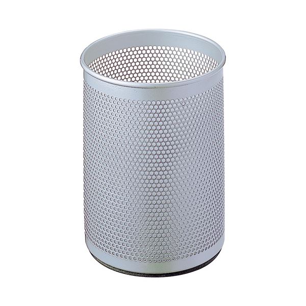 （まとめ） ナカバヤシ ペンスタンド 丸タイプシルバーメタリック PS-M1SM 1個 (×30セット)