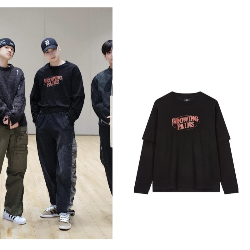 【TXT ヒュニンカイ着用】STUDIO TOMBOY　Graphinc Long sleeve T-shirtオーバーサイズTシャツ