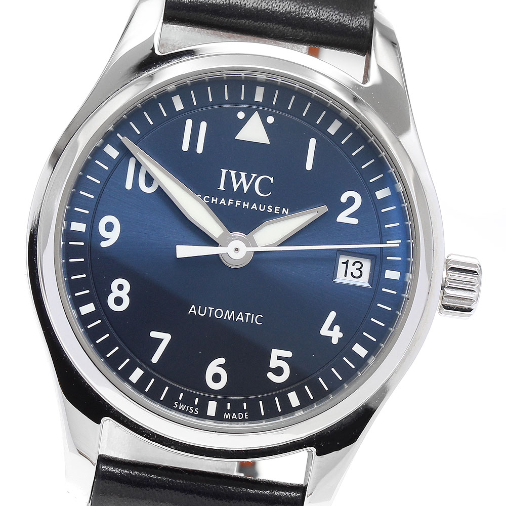 IWC SCHAFFHAUSEN IW324008 パイロットウォッチ オートマティック36 デイト 自動巻き ボーイズ 美品 保証書付き_890472【中古】