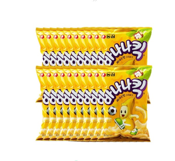 韓国製品バナナキックジェニー菓子バナナ味75g*20個 /バナナスイーツバナナ味のお菓子/韓国食品/スナック/イチゴ/韓国 お菓子/韓国おかし/韓国のお菓子
