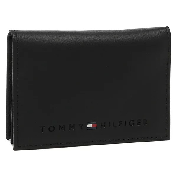 名刺入れ ウェルスレイ ブラック メンズ TOMMY HILFIGER 31TL20X014 001