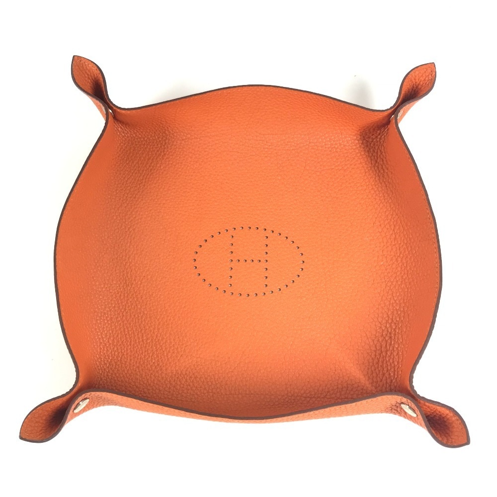 小物入れ ヴィドポッシュ パンチングロゴ アクセサリートレイ トレー 雑貨 トリヨンクレマンス オレンジ