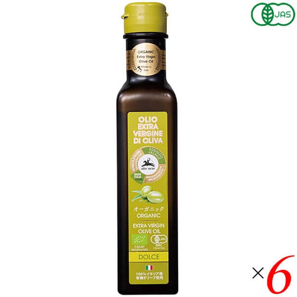 オリーブオイル エキストラバージン オーガニック アルチェネロ オーガニックEXVオリーブオイル 250ml 6本セット