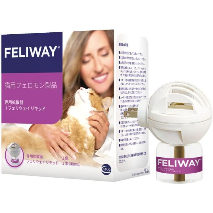 フェリウェイ 専用拡散器 + リキッド 48ml 猫用 フェロモン製品