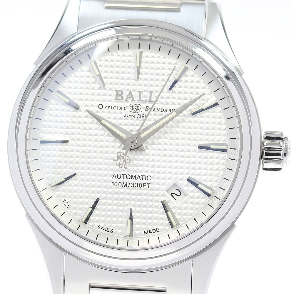 ボールウォッチ BALLWATCH NM2098C-S5J-SL ストークマン ヴィクトリー デイト 自動巻き メンズ 美品 保証書付き_849892【中古】