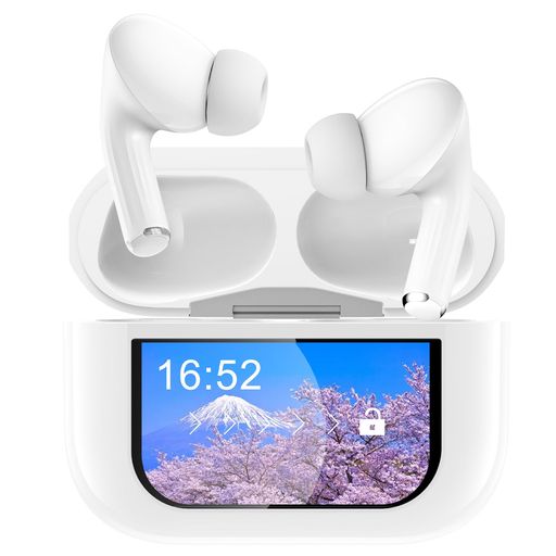 イヤホン BLUETOOTH ワイヤレス 【2025 年新登場·多機能タッチスクリーン·ANC 対応 】BLUETOOTH5.4 ぶるーとぅーす ブルートゥース イヤホン探し IPX7防水 ノイズキャ