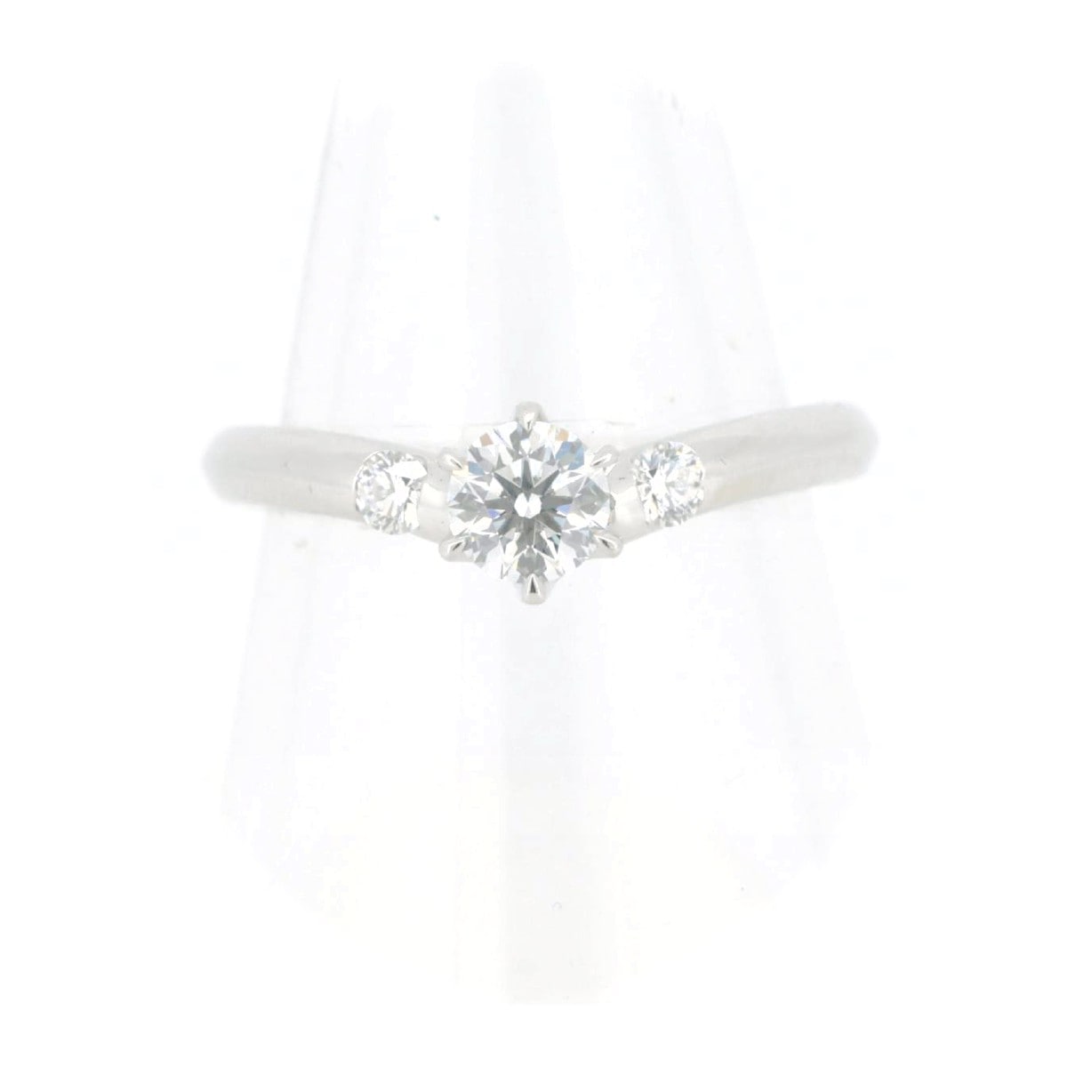 ラザールダイヤモンド ダイヤモンド リング 9.5号 0.34ct 0.10ct Pt950(プラチナ) 質屋出品