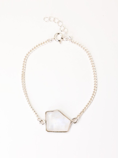 【HARANG】 HR 59B_Pentagon Moonstone Bracelet 正規品