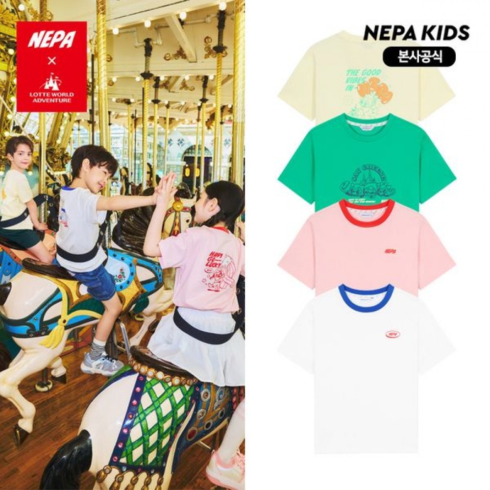 [ネパキッズ] ネパキッズ/ヘッドクォーターズ KLD5329 LTT グッドバイブ Tシャツ