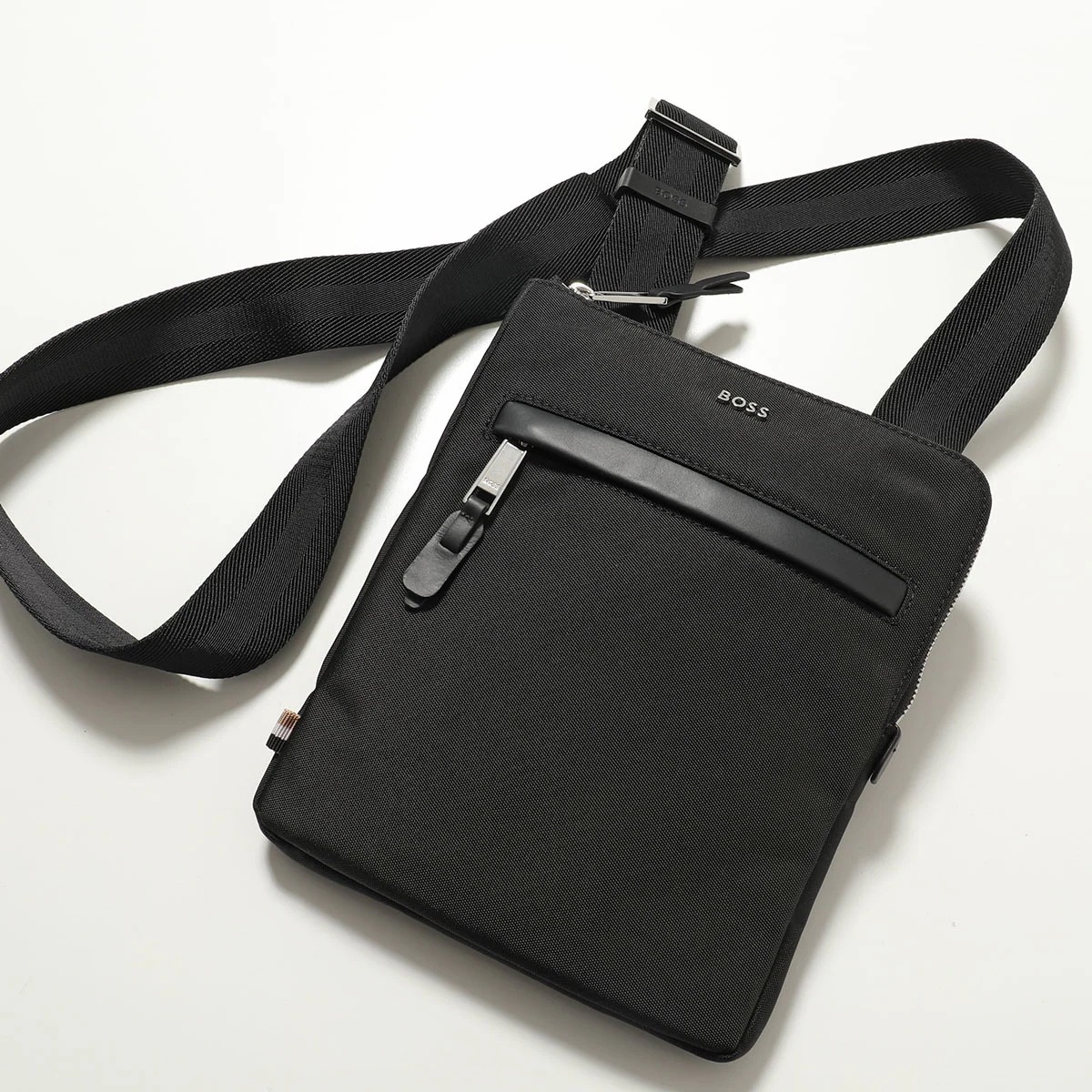 HUGO BOSS ヒューゴボス ショルダーバッグ Highway N Envelope 50529082 メンズ ナイロン クロスボディ ロゴ 鞄 001 【mega】