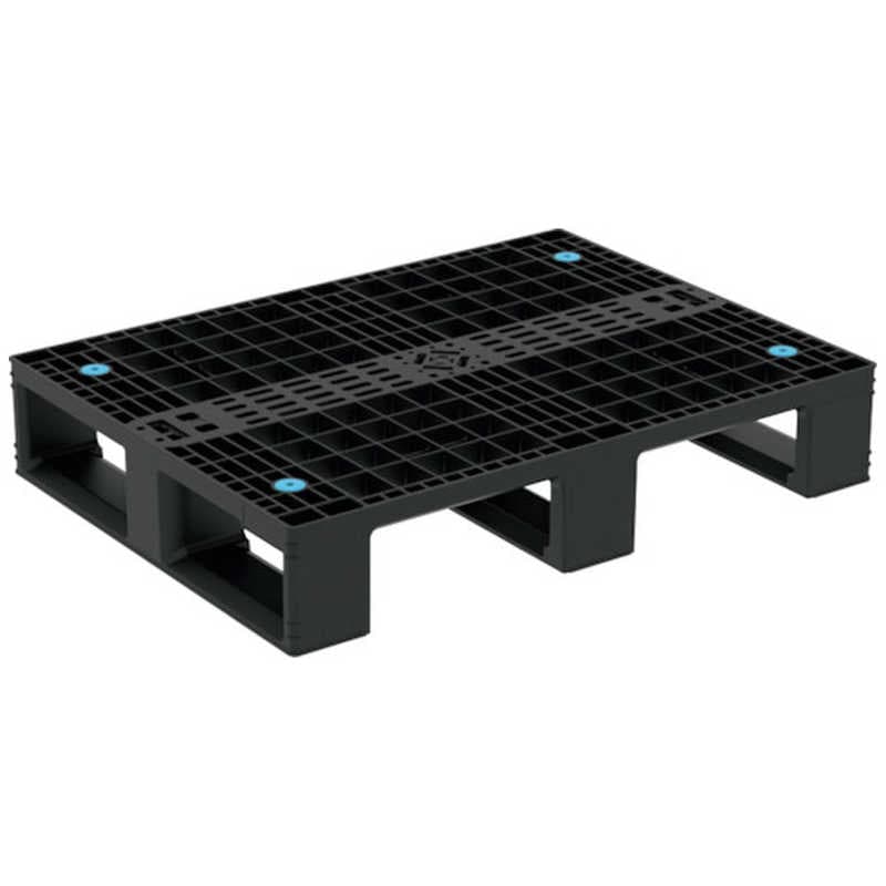 三甲　サンコー リサイクルプラスチックパレット 804959 D4ー608 ブラック　80495900BKRCP