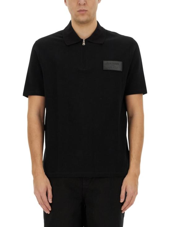 BALMAIN Men Polo Shirts EH1GC027BC92 0PA BLACK