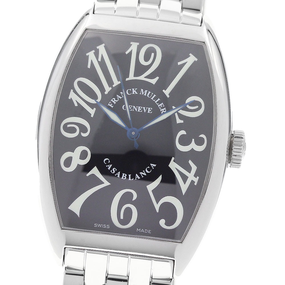 フランクミュラー FRANCK MULLER 6850MC カサブランカ 自動巻き メンズ 保証書付き_959713【中古】