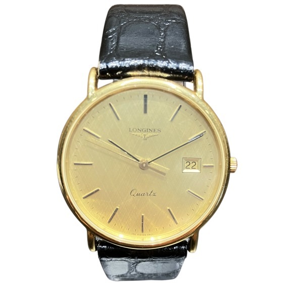 ロンジン デイト クォーツ 時計 腕時計 メンズ 【中古】