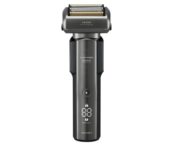 IZUMI everedge IZF-E863W-K ブラックニッケル メンズシェーバー 電気シェーバー