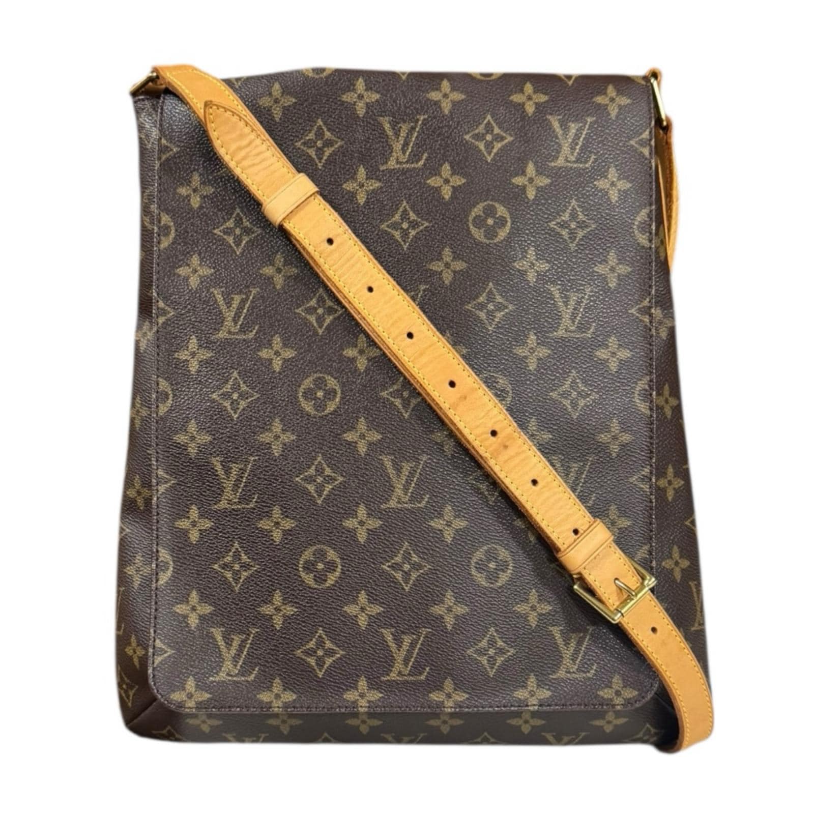 ルイヴィトン ミュゼット モノグラム ショルダーバッグ モノグラムキャンバス M51256 ブラウン LOUIS VUITTON 中古