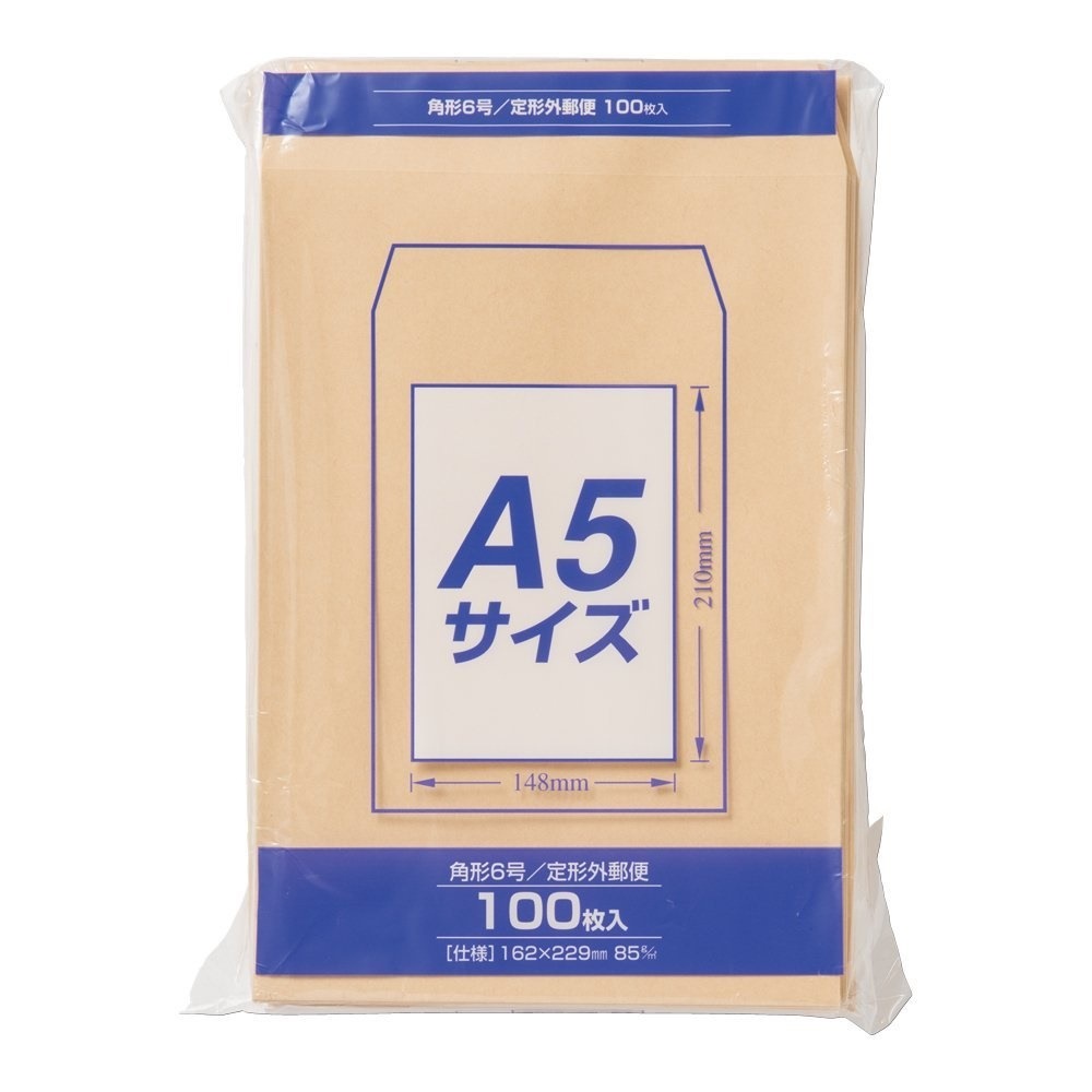 （まとめ買い）クラフト封筒Z 角6 85G 100枚 PK-Z168 [x10]