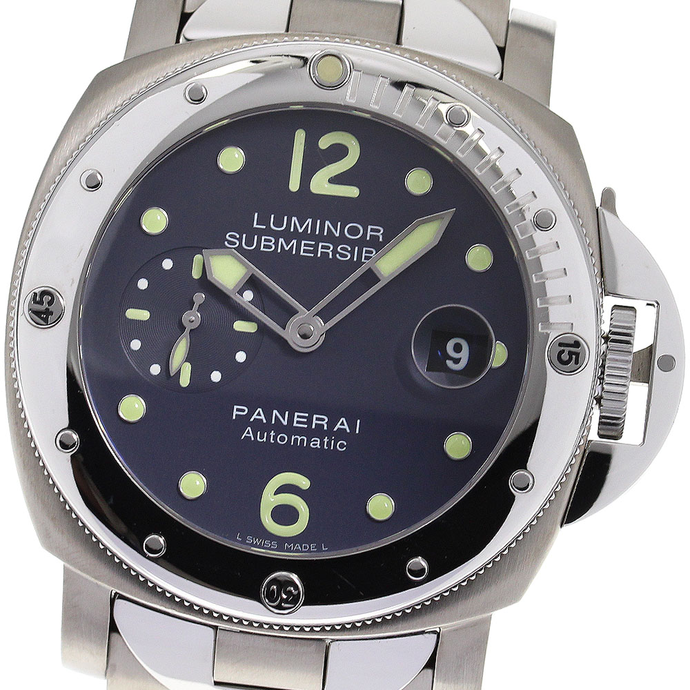 オフィチーネパネライ OFFICINE PANERAI PAM00170 ルミノール サブマーシブル 自動巻き メンズ 美品 箱付き メーカーOH済み_801249【中古】