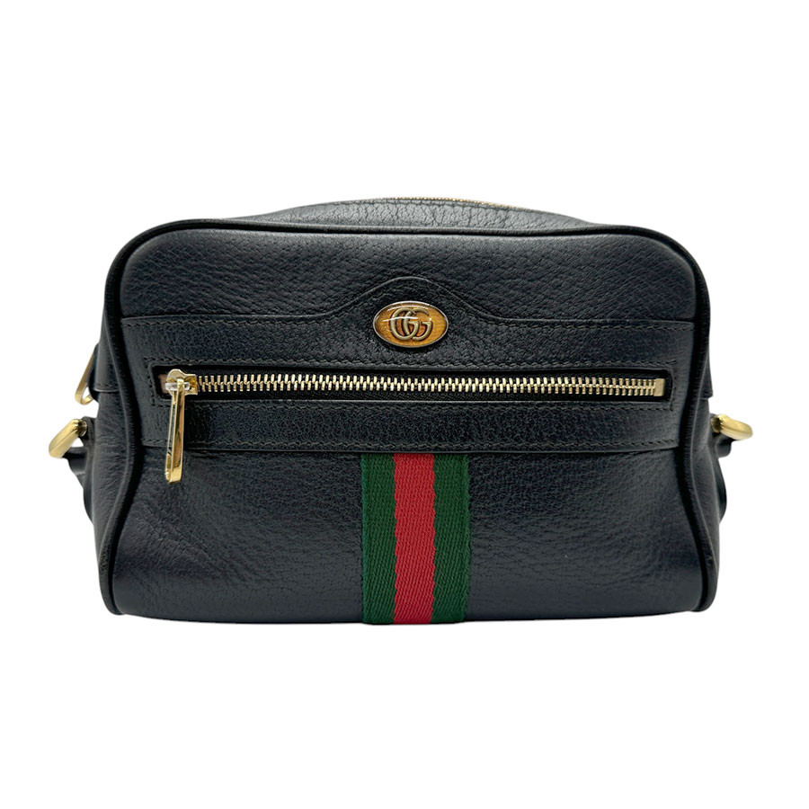 グッチ GUCCI ショルダーバッグ オフィディア レザー ブラック ユニセックス 517350 z2783