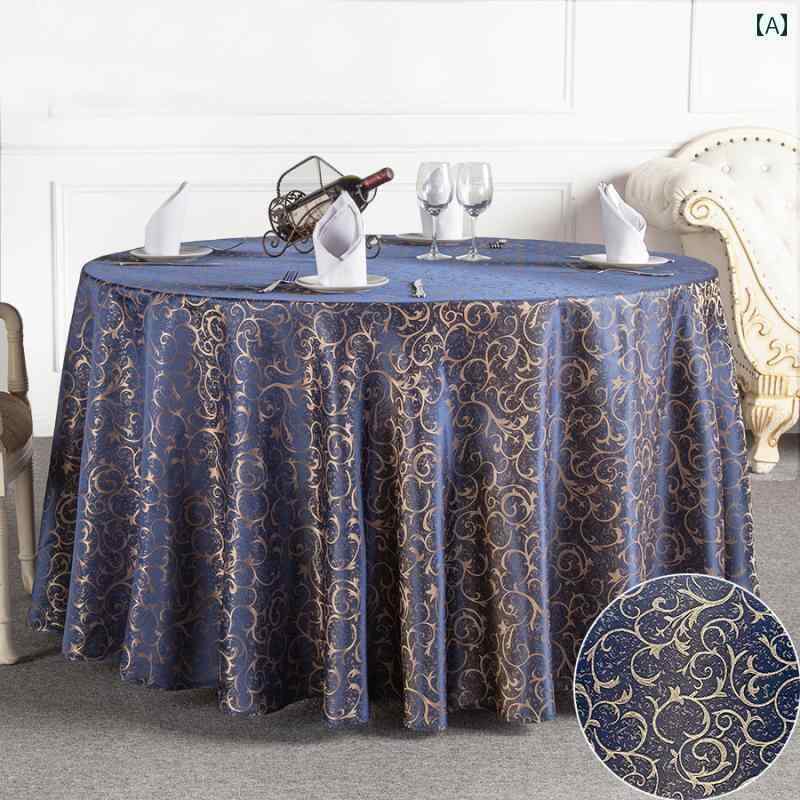 テーブルクロス おしゃれ インテリア ティー コーヒー カバー 家庭 レストラン カフェ 喫茶店 ダイニング ラウンド ホテル ラウンド レストラン ホーム 長方形 ラウンド マット