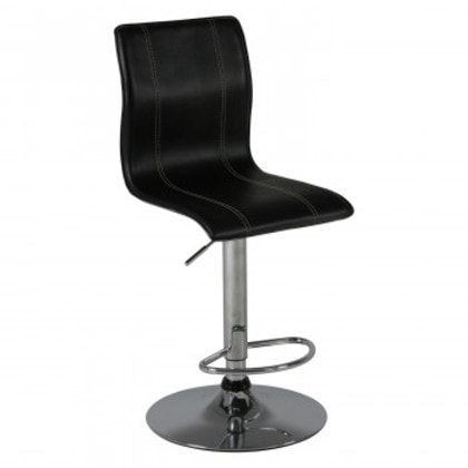 不二貿易 （C/D:78223） カウンターチェアー スタイル ハイ H-1012BK