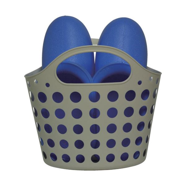 （まとめ）ミツギロン お風呂ブーツ バスケットブルー BT-19B 1個[x5セット]