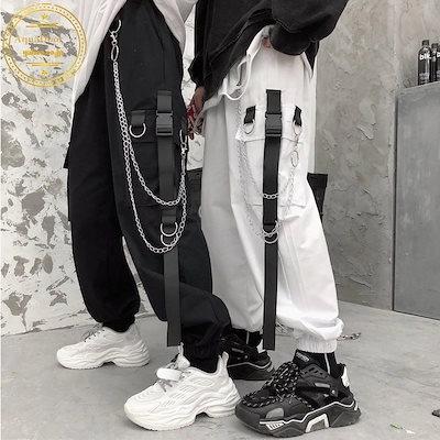 Qoo10] カーゴパンツ レディース 原宿風 韩国フ