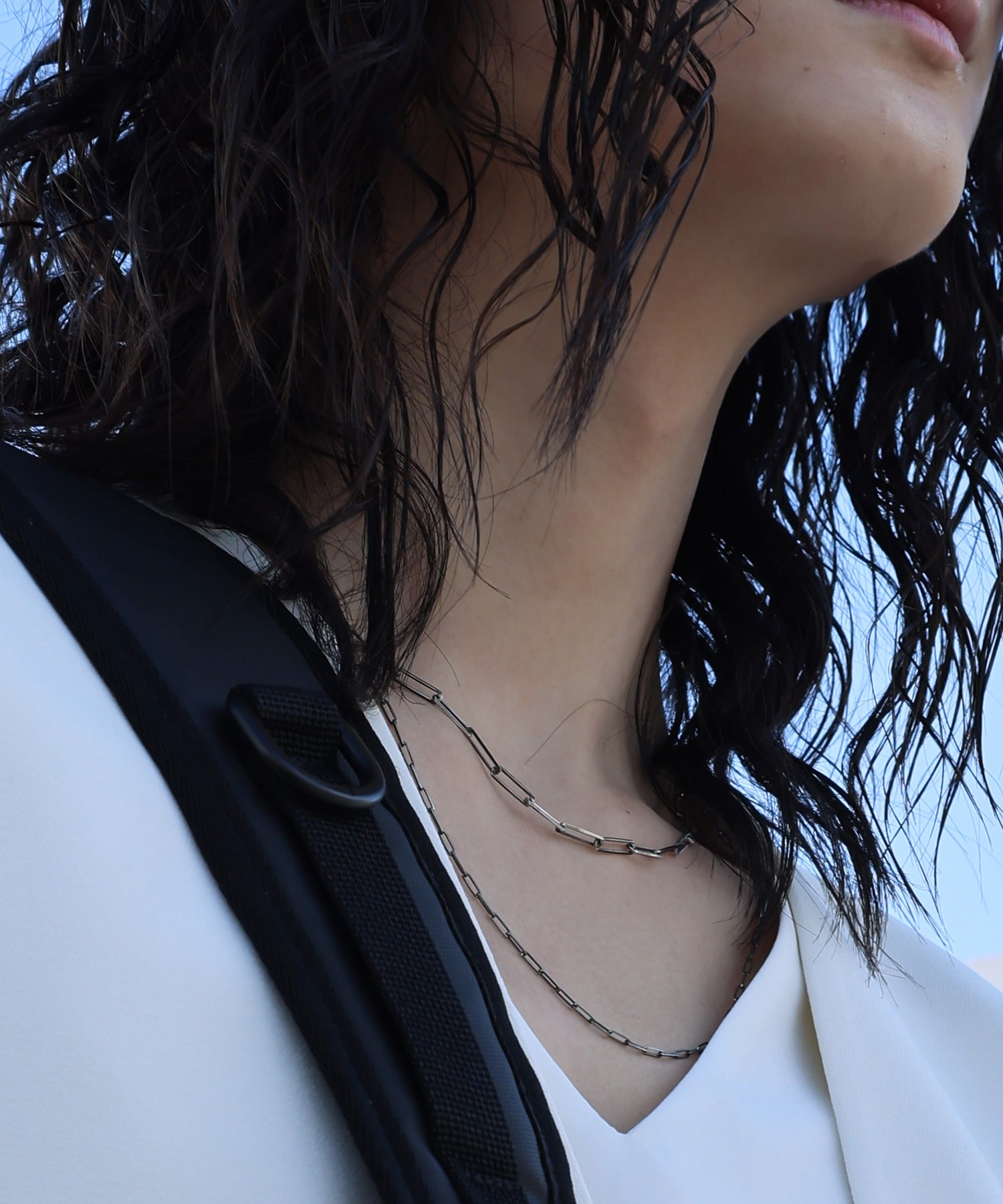 Blessed Bullet スクエアチェーンネックレス_シルバー925_スモール Unisex