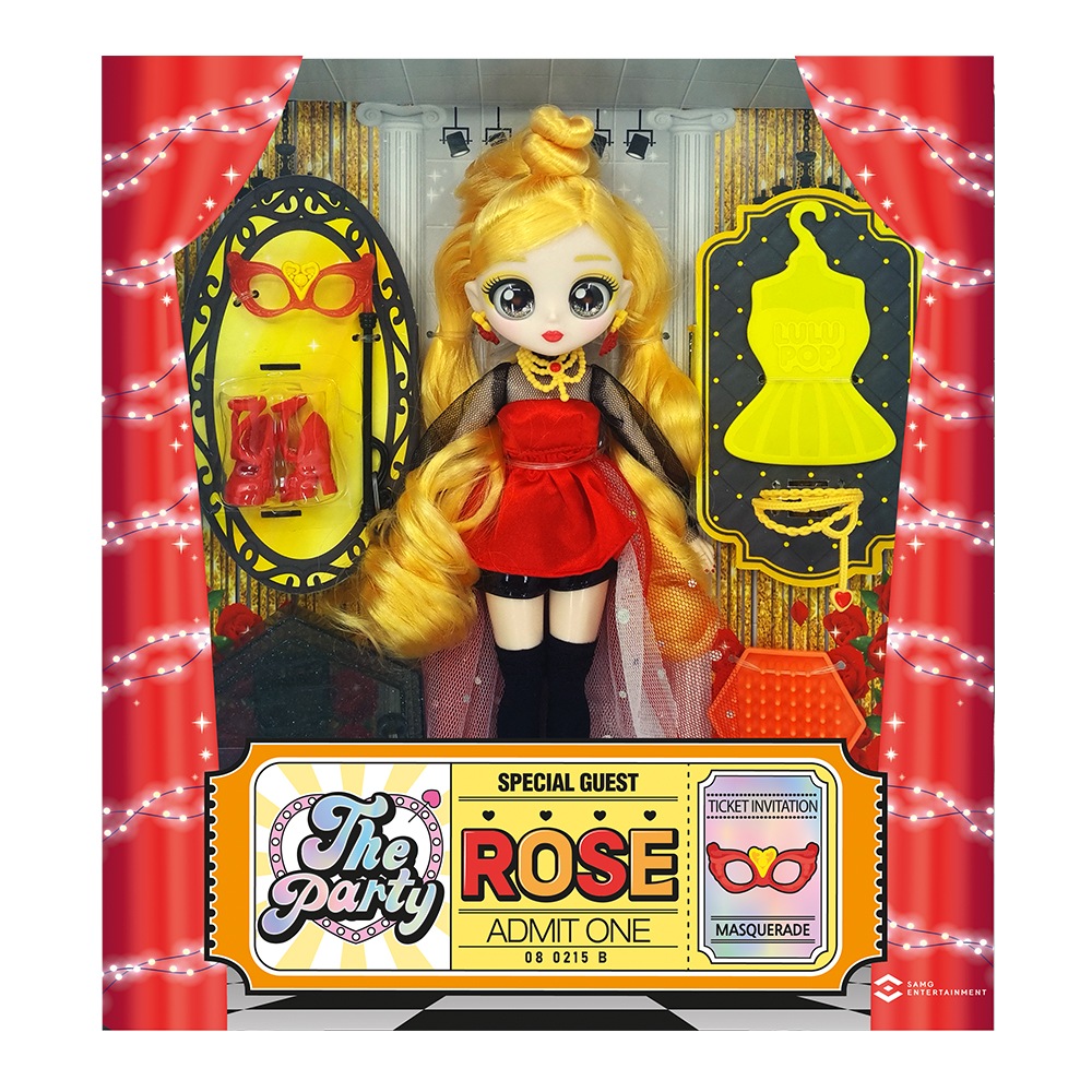 ティニピン ルルポップ ザパーティ ローズ ファッションドール 着せ替え人形 韓国玩具