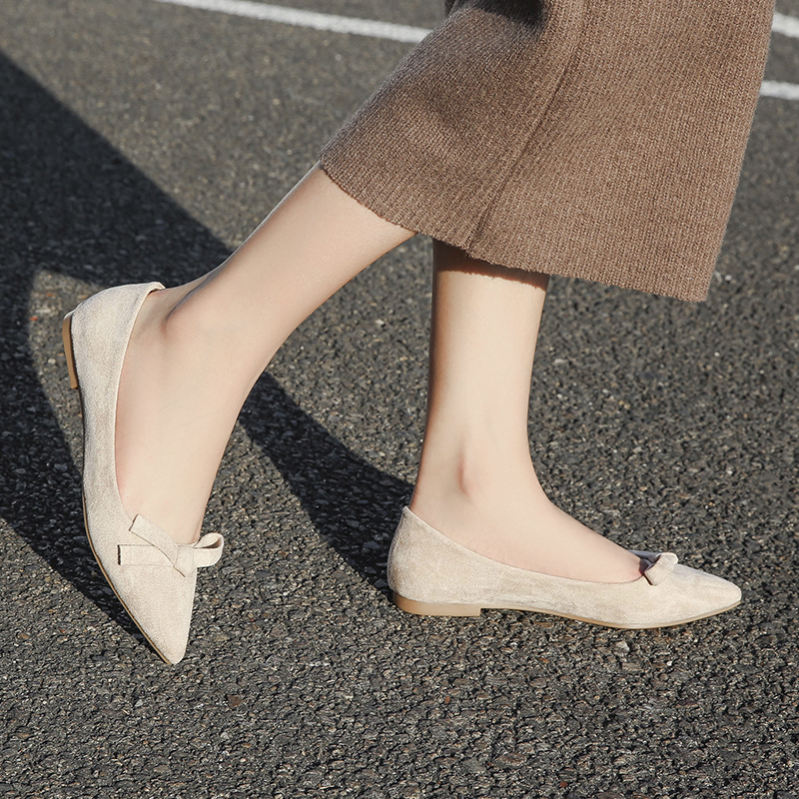 500円OFFクーポン ポインテッドトゥ パンプス レディース 歩きやすい フラットシューズ ぺたんこパンプス 痛くない 走れる ローヒール おしゃれ 旅行 疲れない 幅広 甲高 女性 ママ 軽量 婦