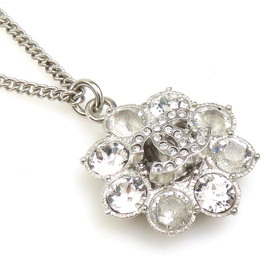 シャネル CHANEL ネックレス メタル シルバー レディース h31180j