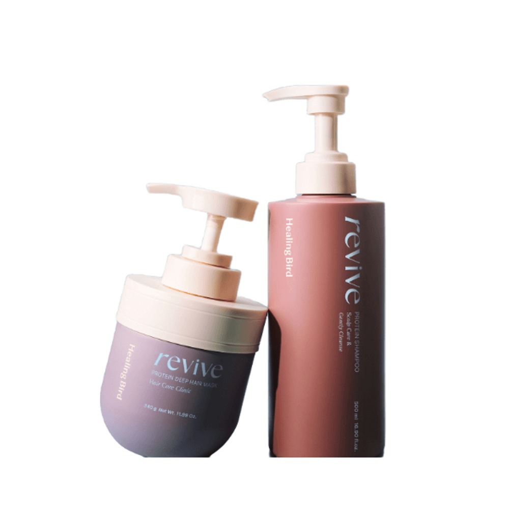 [SET] リバイブタンパク質シャンプー+タンパク質ディープヘアマスク [贈呈] ダメージリペア32ml