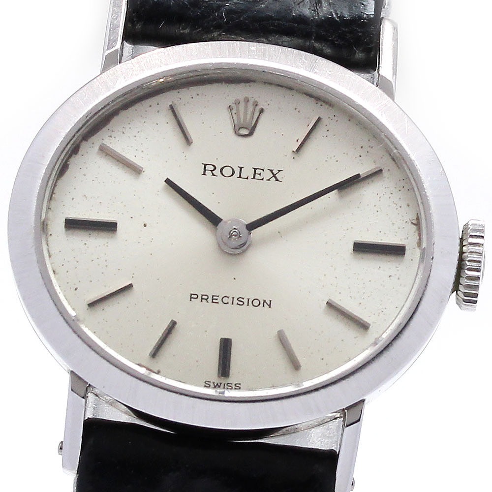 ロレックス ROLEX 2645 プレシジョン K18WG ヴィンテージ cal.1400 手巻き レディース _831405【中古】