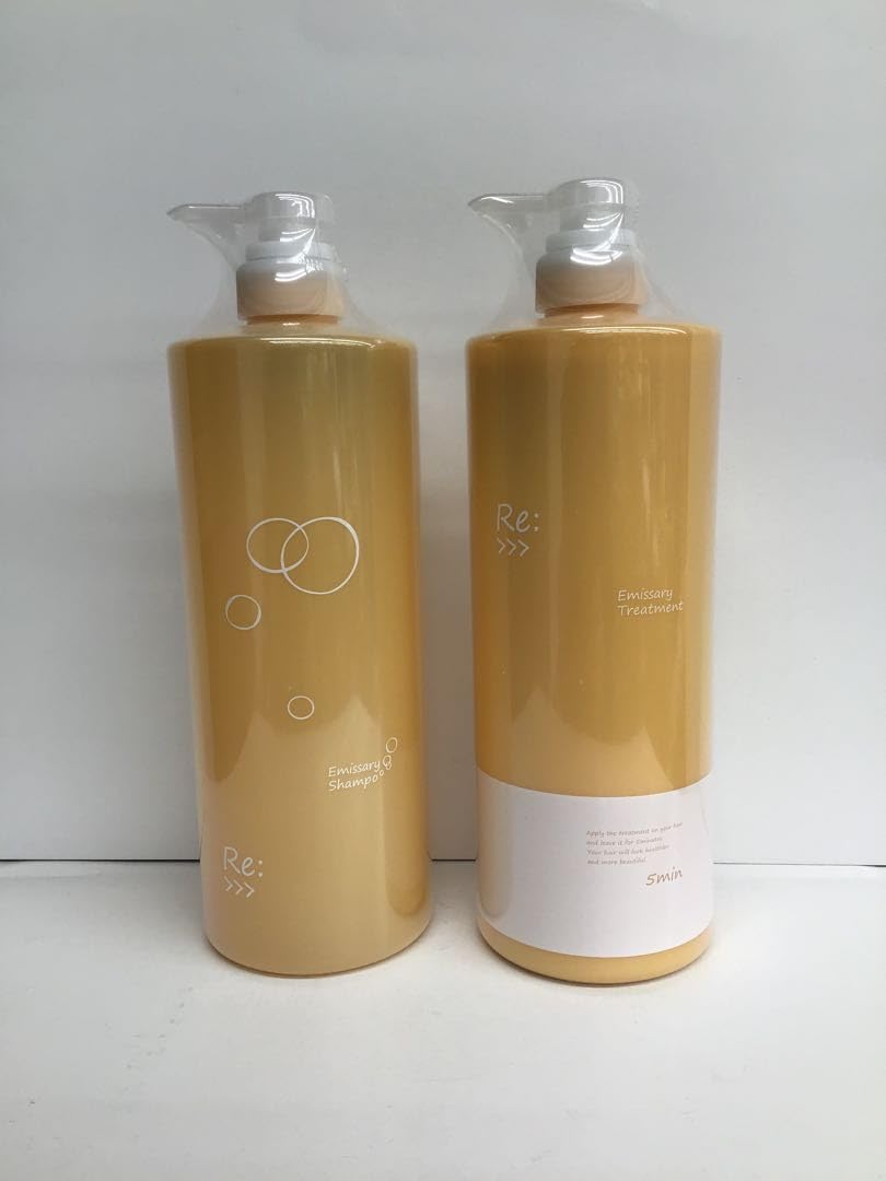 アジュバン リ エミサリー シャンプー + トリートメント 1000ml/g セット 【限定ボトル】 ADJUVANT Re:Emmisary