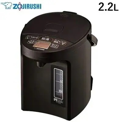 象印 2.2L 電気ポット マイコン沸とう VE電気まほうびん 優湯生 CV-GB22-TA ブラウン