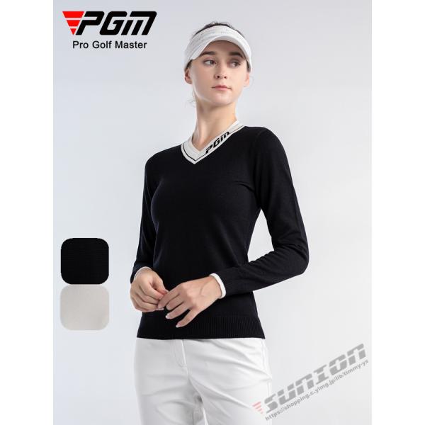 ゴルフ GOLF ウールセーター 秋 冬 レディース コート ゴルフウェア ニットセーター 防寒 暖かい プレゼント ギフト