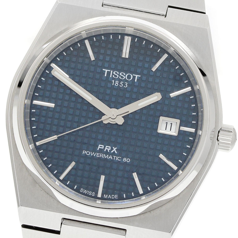 ティソ TISSOT T137.407.11.041.00 PRX デイト 自動巻き メンズ 良品 保証書付き_961115【中古】