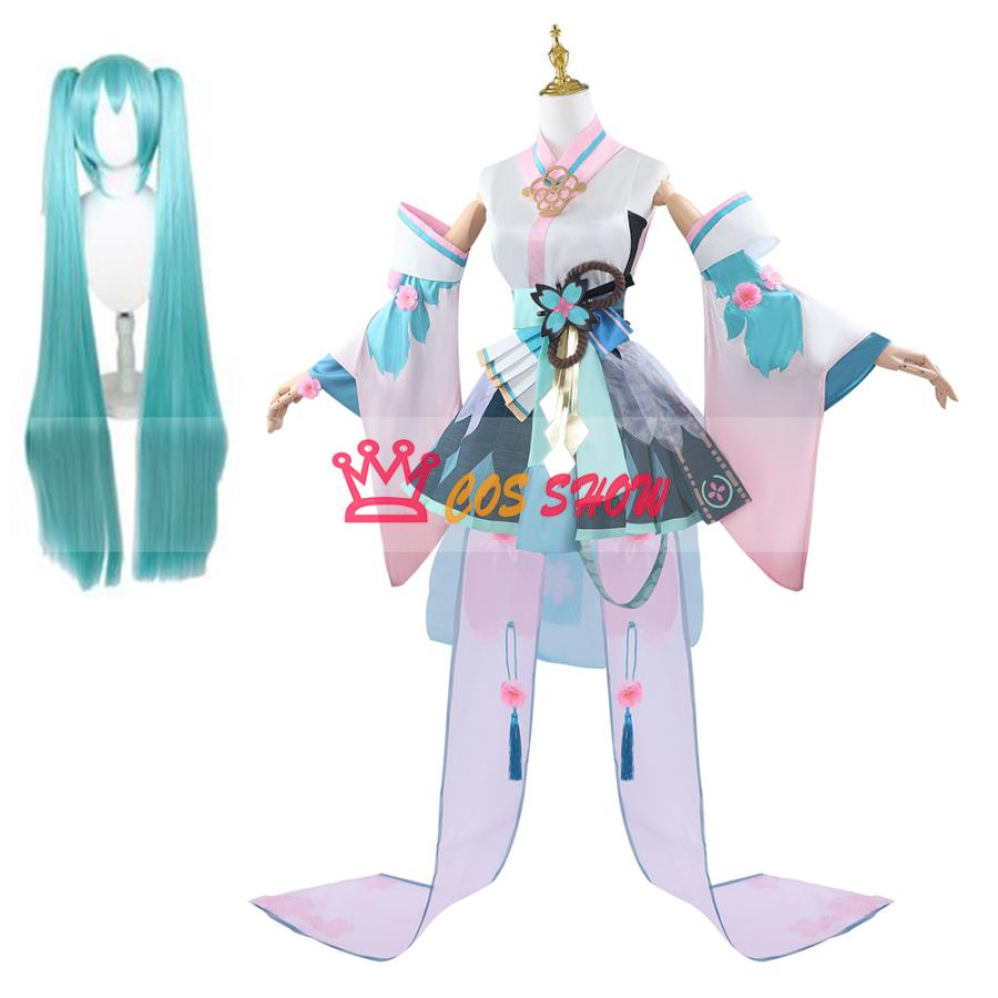 陰陽師 初音ミク コスプレ衣装 cosplay仮装 ウィッグ能 イベント ステージ服 舞台 ハロウィン クリスマス