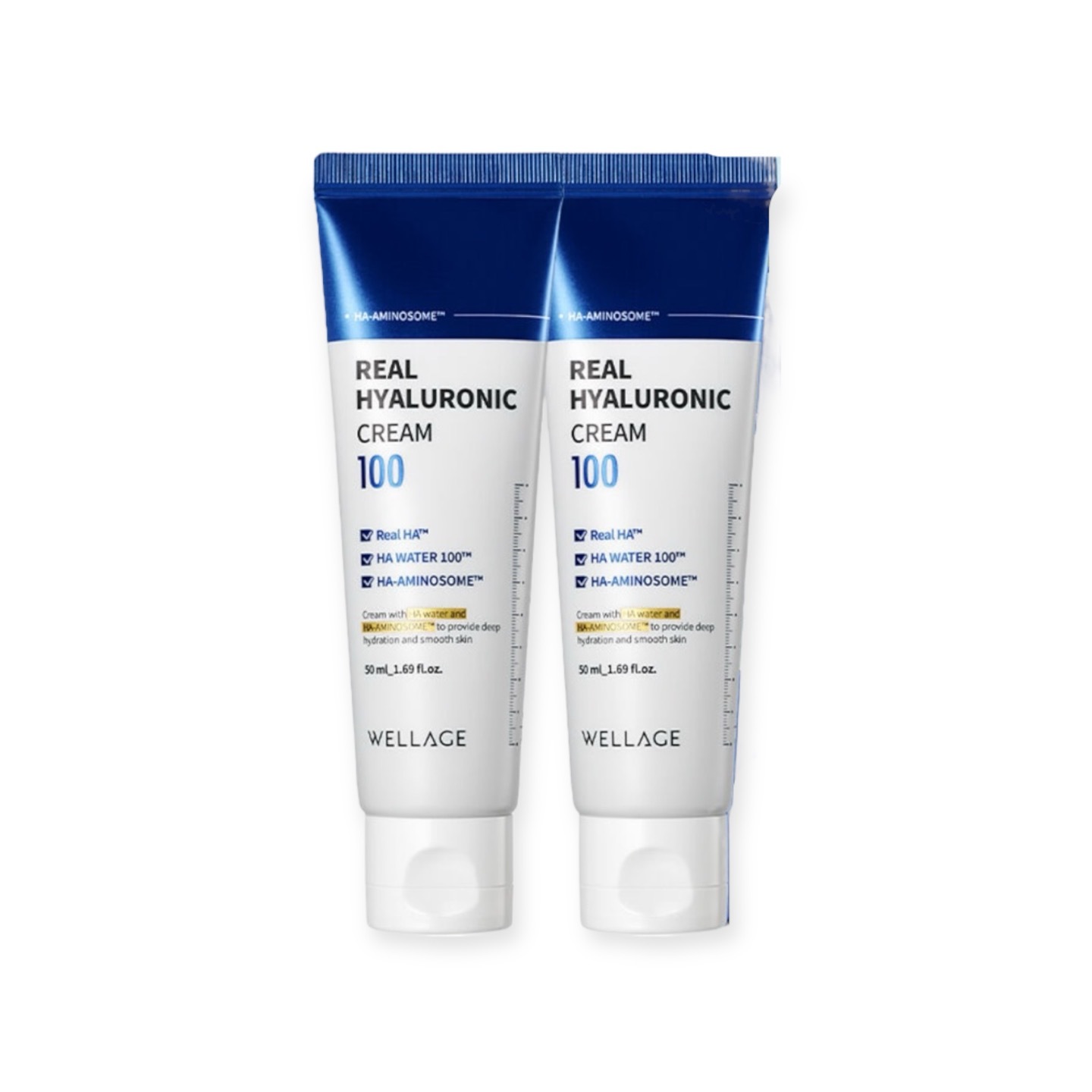 リアル ヒアルロニック 100 クリーム 50ml 1 + 1