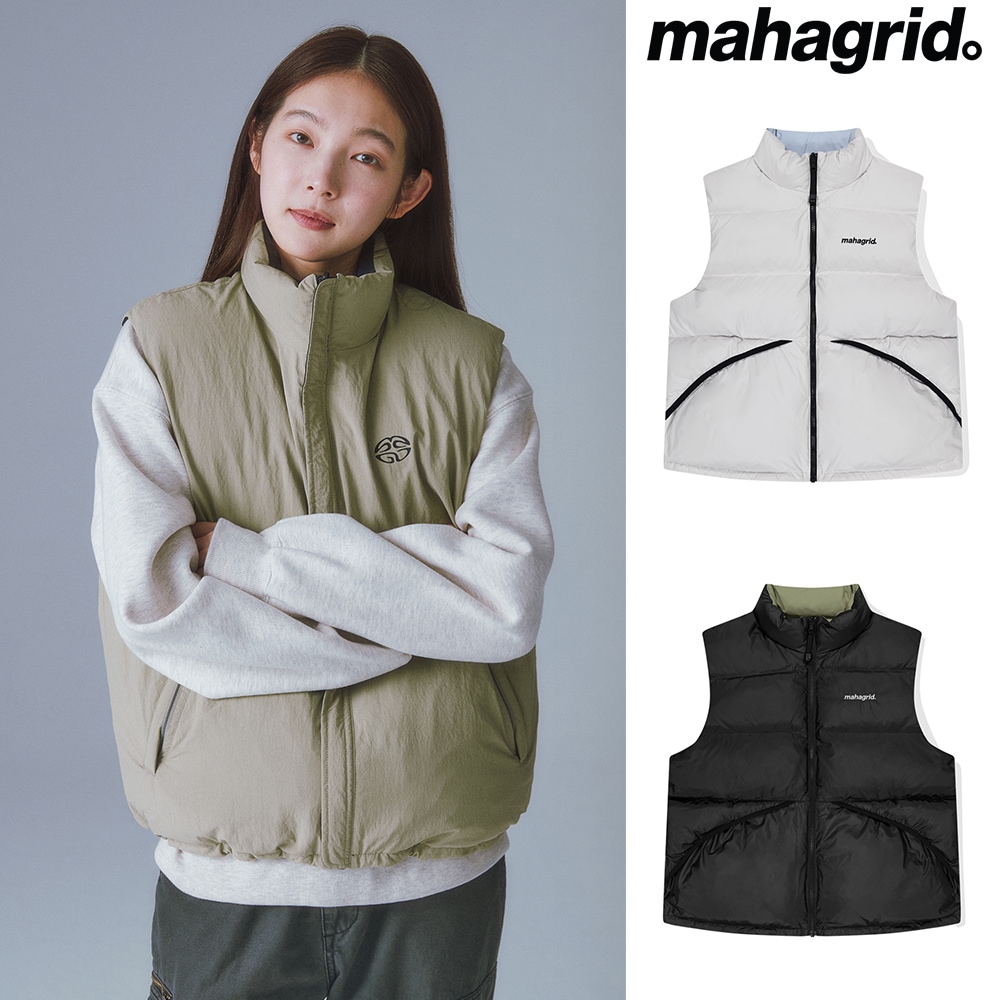 [mahagrid] REVERSIBLE DOWN VEST