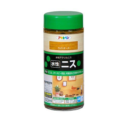 （まとめ買い）水性ニス ライトオーク 300ml [x3]