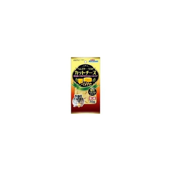 【1ケース】【お取り寄せ対象品】ミニアニマン ハムスター・リスのカットチーズ 70g[ドギーマンハヤシ] *48個