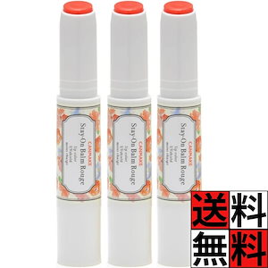 キャンメイク 口紅 ステイオンバームルージュ TT05 ティントタイプ リップ バーム 保湿 発色 グロス ツヤ UVカット メイク 化粧品 スウィーティーポピー 2.5g ×3個